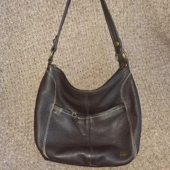 THE SAK-Dark Brown Soft Pebbled Leather